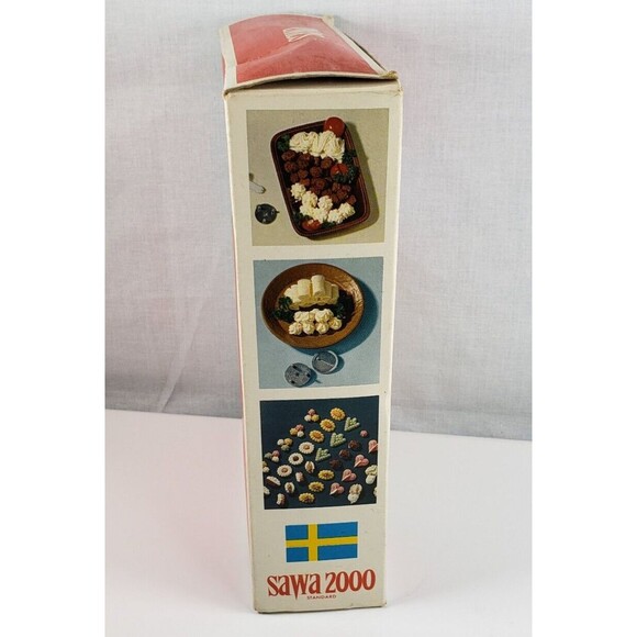 Vintage SAWA 2000 Standard Metal Cookie Press Decorator Gun With Box 1970s - Picture 9 of 16